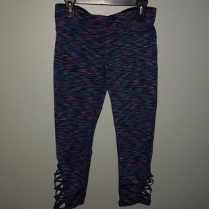 Multi color workout capris